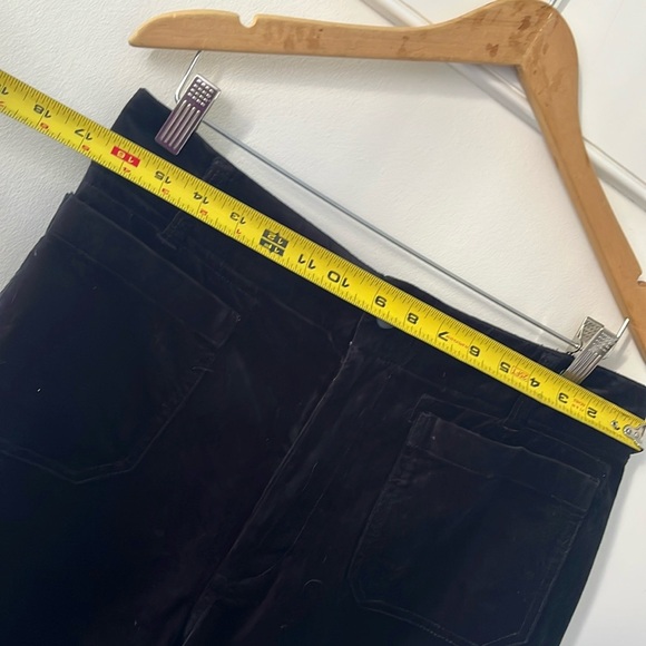 Anthropologie The Colette Cropped Wide-Leg Pants in Velvet Size 31 NWT - Picture 7 of 15